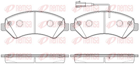 Brake Pad Set, disc brake (1275.22)
