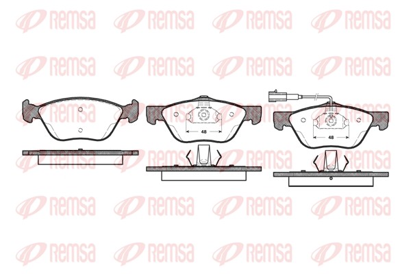 Brake Pad Set, disc brake (0589.21)
