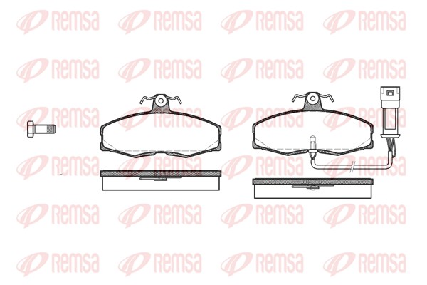 Brake Pad Set, disc brake (0154.02)