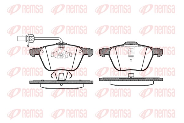 Brake Pad Set, disc brake (0836.02)