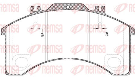 Brake Pad Set, disc brake (JCA 497.00)