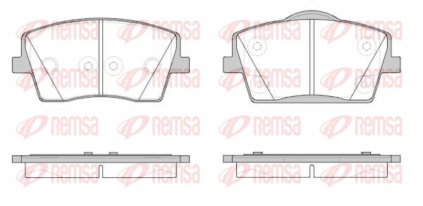 Brake Pad Set, disc brake (1823.00)