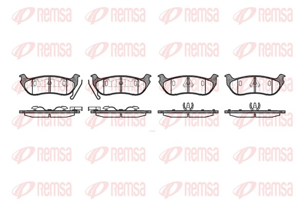 Brake Pad Set, disc brake (0628.12)