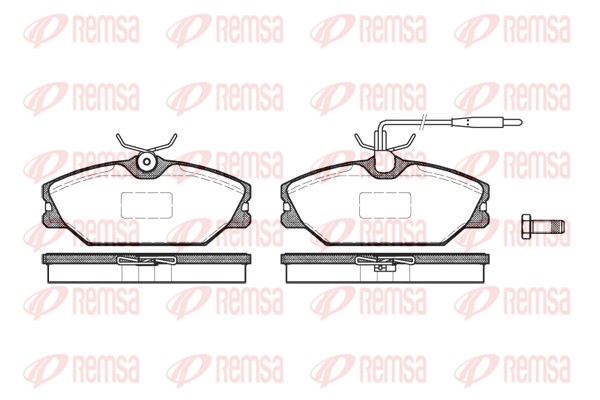 Brake Pad Set, disc brake (0208.12)