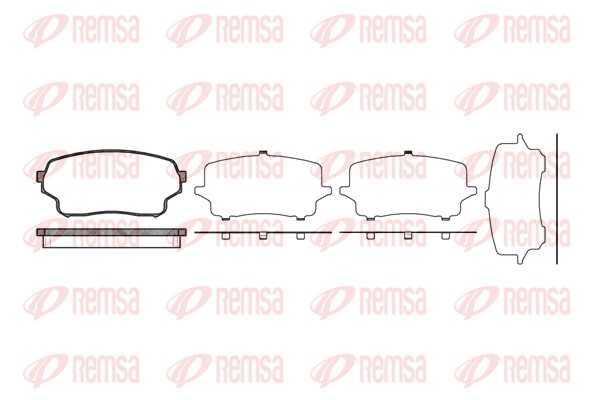 Brake Pad Set, disc brake (1166.01)