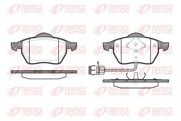 Brake Pad Set, disc brake (0390.02)