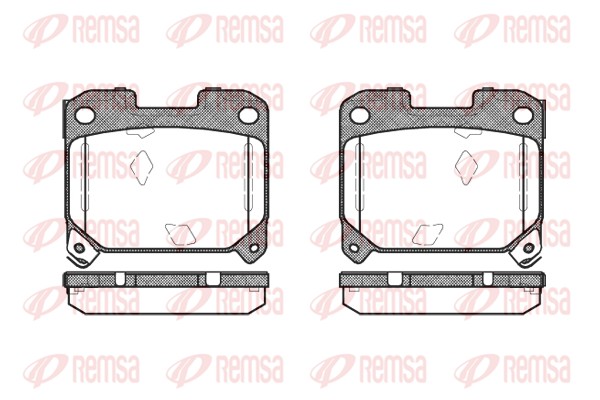 Brake Pad Set, disc brake (0475.04)