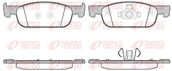 Brake Pad Set, disc brake (1718.00)