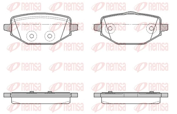 Brake Pad Set, disc brake (1946.00)