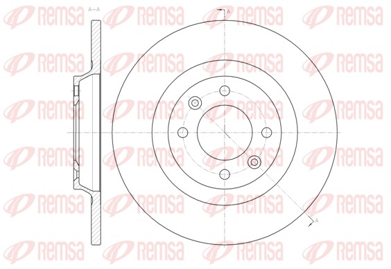 Brake Disc (61457.00)