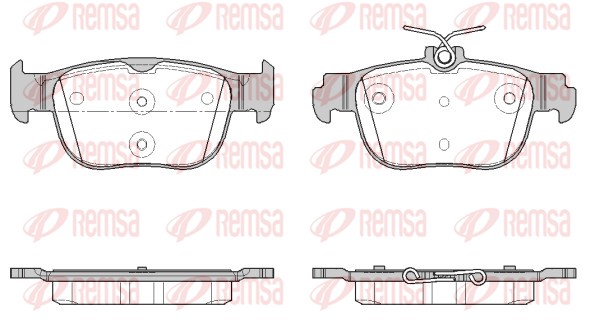 Brake Pad Set, disc brake (1897.00)