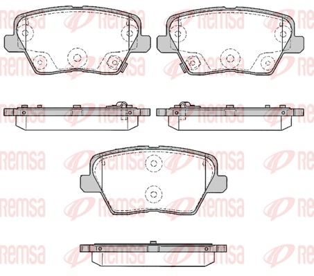 Brake Pad Set, disc brake (1784.02)