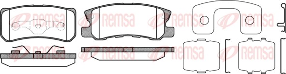 Brake Pad Set, disc brake (0803.12)