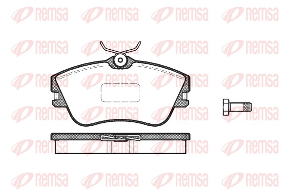 Brake Pad Set, disc brake (0480.00)