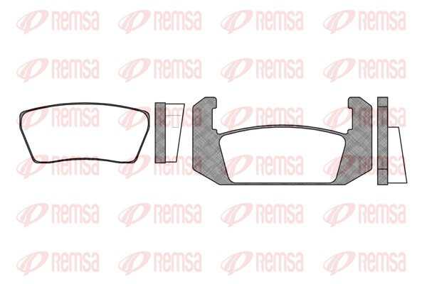 Brake Pad Set, disc brake (0041.00)