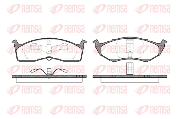 Brake Pad Set, disc brake (0447.20)