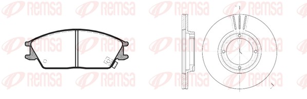 Brake Kit, disc brake (8224.00)