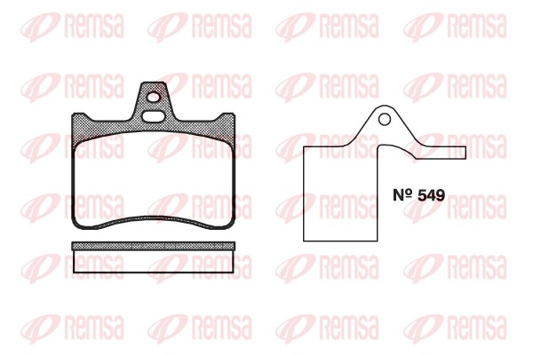 Brake Pad Set, disc brake (0088.10)