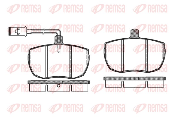 Brake Pad Set, disc brake (0056.12)