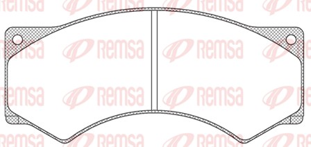 Brake Pad Set, disc brake (JCA 277.00)