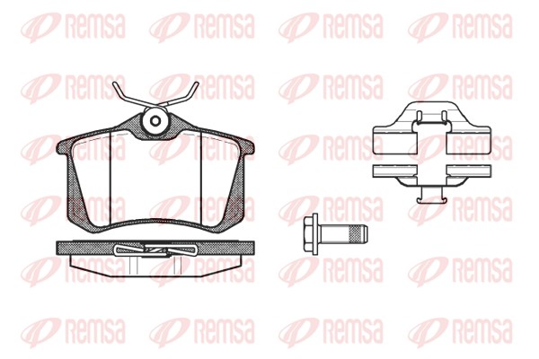 Brake Pad Set, disc brake (0263.03)