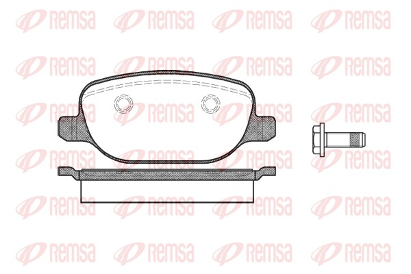Brake Pad Set, disc brake (0878.00)