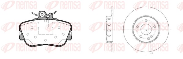 Brake Kit, disc brake (8445.00)