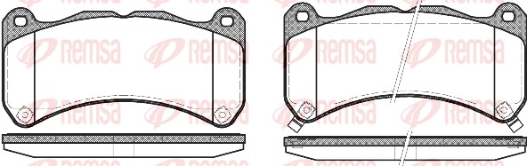 Brake Pad Set, disc brake (1192.12)