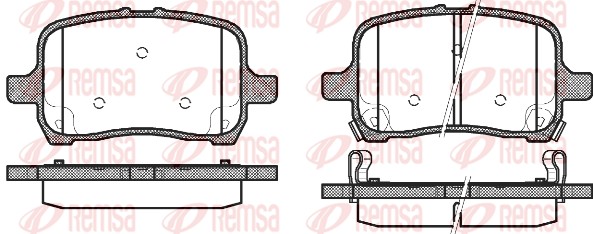 Brake Pad Set, disc brake (1089.22)