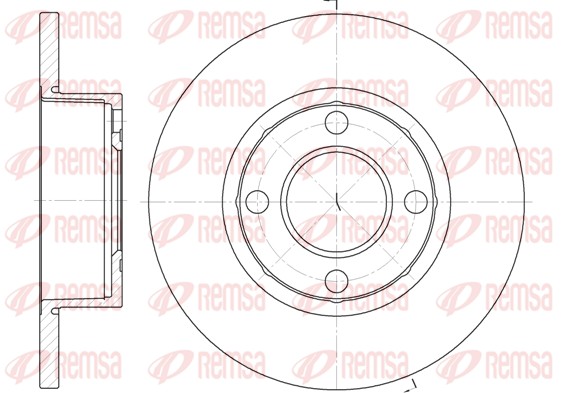 Brake Disc (6173.00)