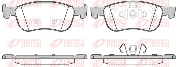 Brake Pad Set, disc brake (1776.00)