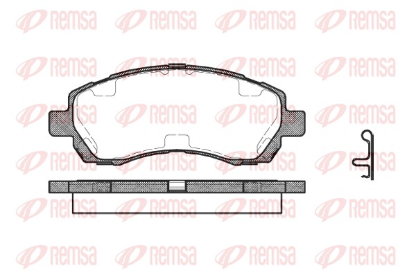 Brake Pad Set, disc brake (0647.02)