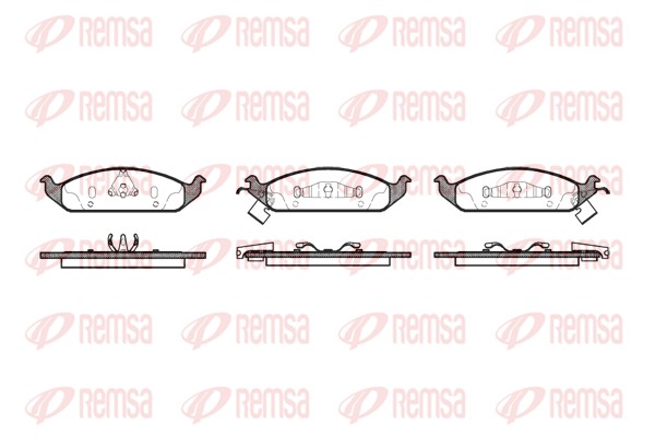 Brake Pad Set, disc brake (0570.02)