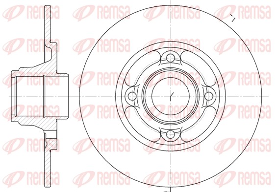 Brake Disc (6537.00)
