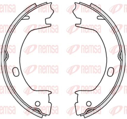 Brake Shoe, parking brake (4739.00)
