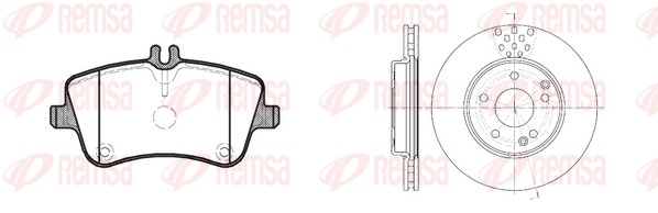 Brake Kit, disc brake (8768.00)