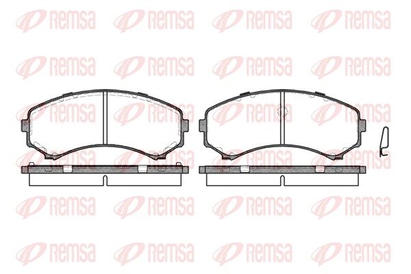 Brake Pad Set, disc brake (0396.00)