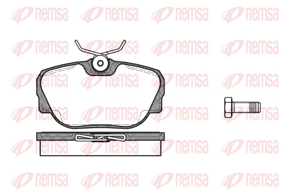 Brake Pad Set, disc brake (0296.00)