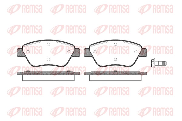 Brake Pad Set, disc brake (0858.10)