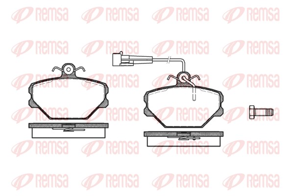 Brake Pad Set, disc brake (0264.02)