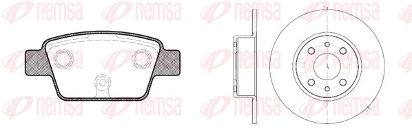 Brake Kit, disc brake (8861.00)