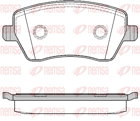 Brake Pad Set, disc brake (0987.00)