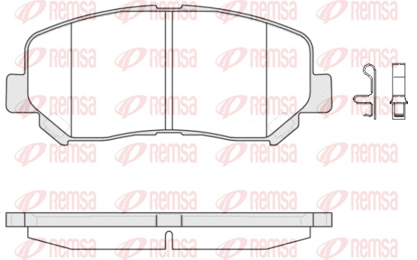 Brake Pad Set, disc brake (1513.02)