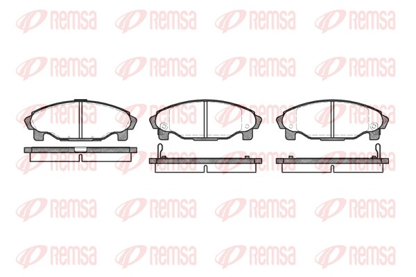 Brake Pad Set, disc brake (0501.02)