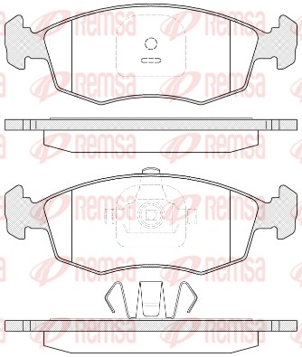 Brake Pad Set, disc brake (0172.35)