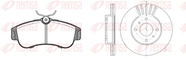 Brake Kit, disc brake (8320.00)