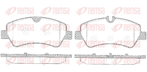 Brake Pad Set, disc brake (1521.00)