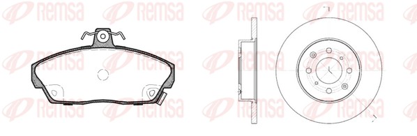 Brake Kit, disc brake (8337.00)