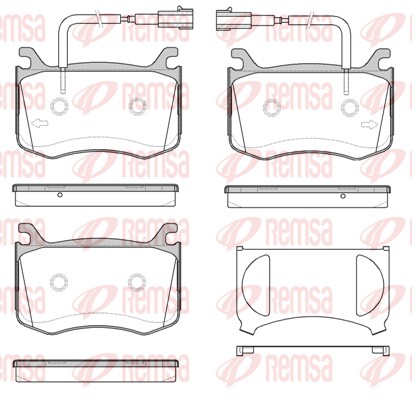 Brake Pad Set, disc brake (1721.02)