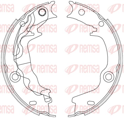 Brake Shoe, parking brake (4676.00)